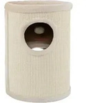Dibea - Lionto Kratztonne Mit Sisal Kratzturm Kratzbaum Kratzs&auml;ule H&ouml;he 50 Cm Beige