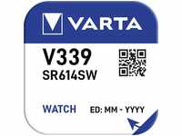 Varta - Knopfzelle 339 1.55 v 1 St. 12 mAh Silberoxid silver Coin V339/SR614 NaBli 1