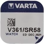 362 Varta Silber-oxid-uhrenbatterie Sr0721sw