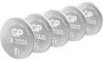 Gp Knopfzelle Cr 2025 3 V 5 St. 160 Mah Lithium Gpcr2025std130c5