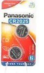 Lithium Cr2025 Knopfzelle 2er Blister - Panasonic