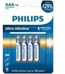 Philips Aaa/lr03 Ultra Alkaline Batterien 4 St&uuml;ck