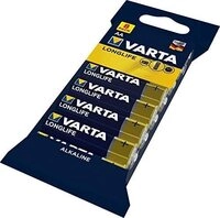 Varta Longlife Aa Folie 8 Mignon (aa)-batterie Alkali-mangan 2800 Mah 1.5 V 8 St.