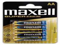 Mignon-Batterie Super Alkaline, aa, LR6, 4 Stück - Maxell