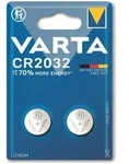 Varta - Knopfzelle Cr 2032 3 V 2 St. 220 Mah Lithium Lithium Coin Cr2032 Bli 2