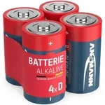 Ansmann Alkaline Batterien Mono D Lr20 1,5v, 4 St&uuml;ck