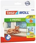 Tesa - Moll E-profil Gummidichtung - Selbstklebende Dichtung Zum Isolieren Von