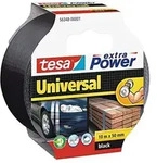 Tesa - Universal 56348-00001-05 Gewebeklebeband &reg; Extra Power Schwarz (l X B) 10 M X