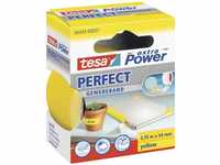 Tesa - perfect 56343-00037-03 Gewebeklebeband ® extra Power Gelb (l x b) 2.75 m x 38