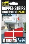 Uhu - Doppel Strips Transparent (12 Stk)