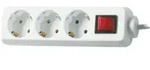 Fp - Rev 3-fach Steckdosenleiste Mit Schalter H05vv-f 1,4 M Wei&szlig; Elektrische Kabel &