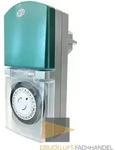 Rev - Zeitschaltuhr, Mechanisch, 48 Zeiten/tag, 30min., Grau/gr&uuml;n