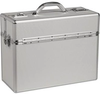 Alumaxx Pilotenkoffer Alpha 45100 Zahlenschloss 48x37,5x20cm Silber