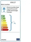 Albert Wandleuchte 1x75w E27 Ip44 (696127 +bwm 21s108)