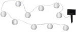 Led-solarlichterkette 'ball White',10teilig