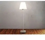 Au&szlig;enstehleuchte Lucca Aus Aluminium, H&ouml;he 130cm, Wei&szlig;