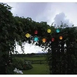 Best Season Led-solarlichterkette Ball, 10-teilig, Cool Wei&szlig;