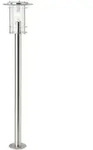 Brilliant Lampe York Au&szlig;enstandleuchte Edelstahl 1x A60, E27, 40w, Geeignet F&uuml;r