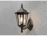 Wandleuchte Firenze, Sechsstrebig, E27, Aluminium Schwarz