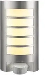 Steinel - Au&szlig;enleuchte L 12 Bewegungsmelder Aluminium Reichweite 10m Ip44 Silber