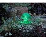 Led Solarleuchte Assisi, Gr&uuml;n Mit Erdspie&szlig; H&ouml;he 27,5 Cm