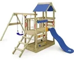 Spielhaus Spielturm Turboflyer Mit Schaukel & Rutsche, Kletterturm Mit...