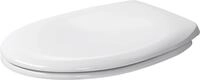 Wc-sitz, Oval, Wei&szlig; Hochglanz 376x43x446mm, Ohne Absenkautomatik,