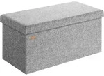 Casaria&reg; Sitzbank Mit Stauraum Faltbar Gepolstert Deckel Schlafzimmer Wohnzimmer