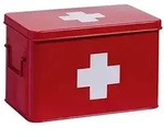 Medizin-box, Aus Metall, In , L&auml;nge: 32 Cm - Zeller