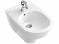 O.novo - Dusch-WC, Wandmontage, 1 Hahnloch mit Überlauf, 360 mm x 560 mm,