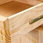 Sideboard Mit Zwei T&uuml;ren Und Zwei Schubladen, Farbe Eiche Hell, 88 X 198 X 32 Cm