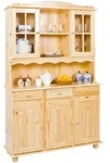 Sideboard Mit Drei T&uuml;ren Und Drei Schubladen, Farbe Eiche Hell, 130 X 198 X 32 Cm