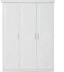 Magnus Kleiderschrank 3-trg. Breite 140 Cm, H&ouml;he 190 Cm Wei&szlig;.