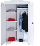 Hedda Kleiderschrank 2-trg. Breite 104 Cm, H&ouml;he 180 Cm Weiss.