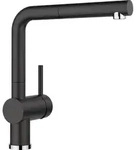 Linus S - K&uuml;chenarmatur, Mit Ausziehbarem Anschluss, Anthrazit 516688 - Blanco
