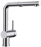 Blanco Linus S - Sp&uuml;ltischarmatur Mit Ausziehbarer Brause, Chrom 518406