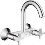 Logis M32 K&uuml;chenmischer, 2-griff, Wandmontage, - Hansgrohe