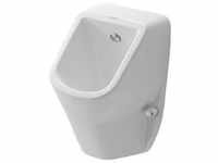 Duravit - Urinal rimless d-code 305 x 290 mm, Zulauf von hinten ohne Fliege weiß