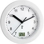 Tfa Dostmann - 60.3501 Funk Wanduhr 17.5 Cm X 5.5 Cm Wei&szlig; Badezimmer-/feuchtraum