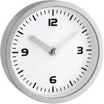 Tfa Dostmann - 60.3012 Quarz Wanduhr 160 Mm X 45 Mm Silber Badezimmer-/feuchtraum