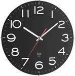 Funk-wanduhr Batteriebetrieb 31cm Schwarz