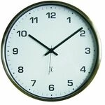 Technoline - Wt 8900 Funk-wanduhr Edelstahl