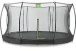 Exit Toys - Exit Silhouette Bodentrampolin &Oslash;427cm Mit Sicherheitsnetz - Schwarz