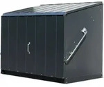 Metall Ger&auml;tebox Fahrradgarage Stowaway Anthrazit 88x136x112 Cm - Trimetals