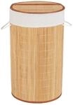 Wenko W&auml;schetruhe Bamboo Natur, W&auml;schekorb, 55 L, Braun, Bambus Natur ,...