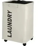 W&auml;schesammler Quadro 79 L, Beige W&auml;schebox - Wenko