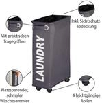 W&auml;schesammler Corno 43 L, Grau W&auml;schebox - Wenko