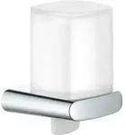 Elegance - Seifenspender Mit Halter 180 Ml, Glas Matt/chrom 11652019000 - Keuco