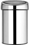 Brabantia Touch Bin, M&uuml;lleimer, Abfalleimer, Papierkorb Mit Wandhalterung,