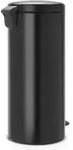 Brabantia Newicon Treteimer, M&uuml;lleimer, Abfalleimer, Matt Black, Schwarz, 30 L,